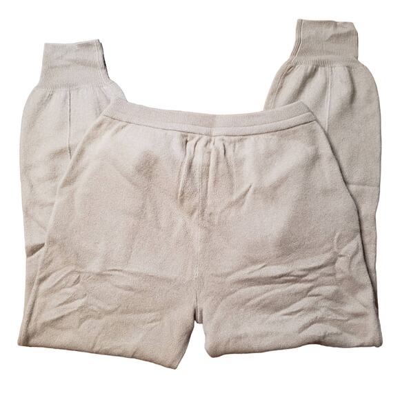 Naadam Cashmere slim tan joggers size medium - Picture 7 of 7